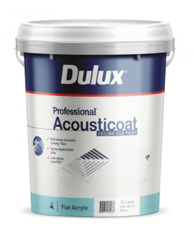 Dulux Professional Acousticoat Ceiling, Ceiling Tile Paint